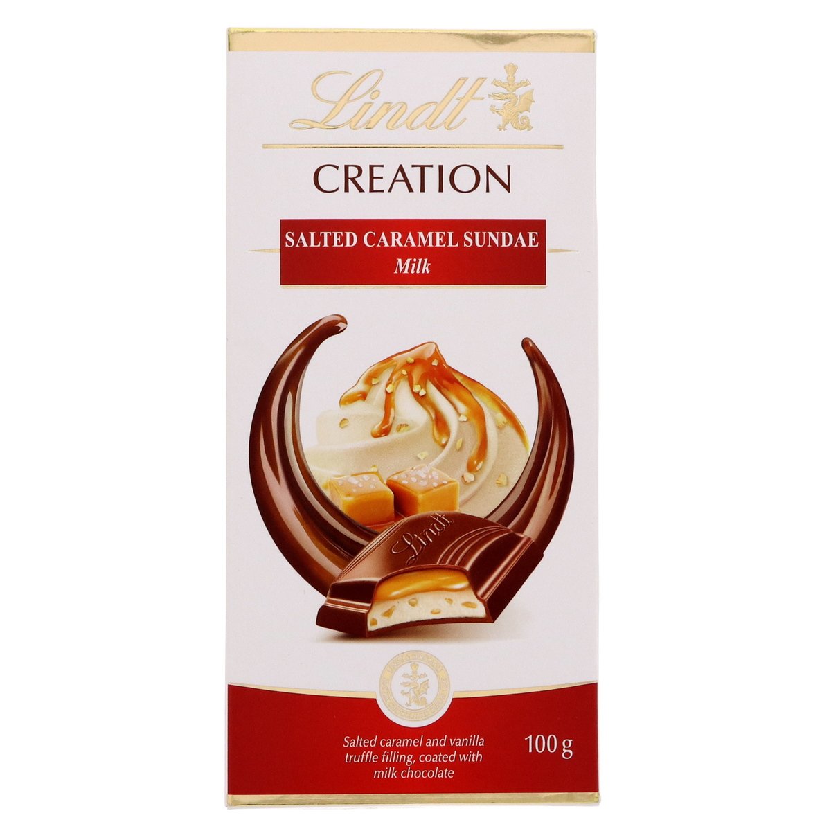 Lindt Creation Salted Caramel Sundae Milk Chocolate 100g