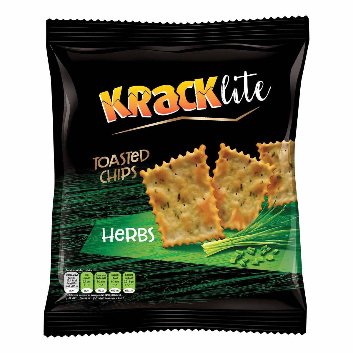 Kracklite Toasted Chips Herbs 110 g