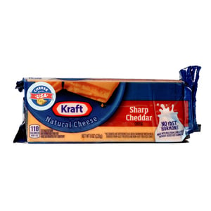 Kraft Sharp Cheddar Cheese 226 g