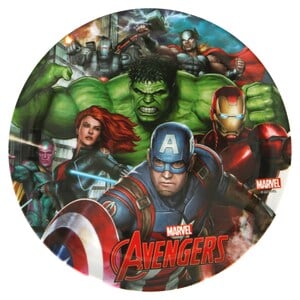 Avengers Themed Melamine Plate without Rim 87758