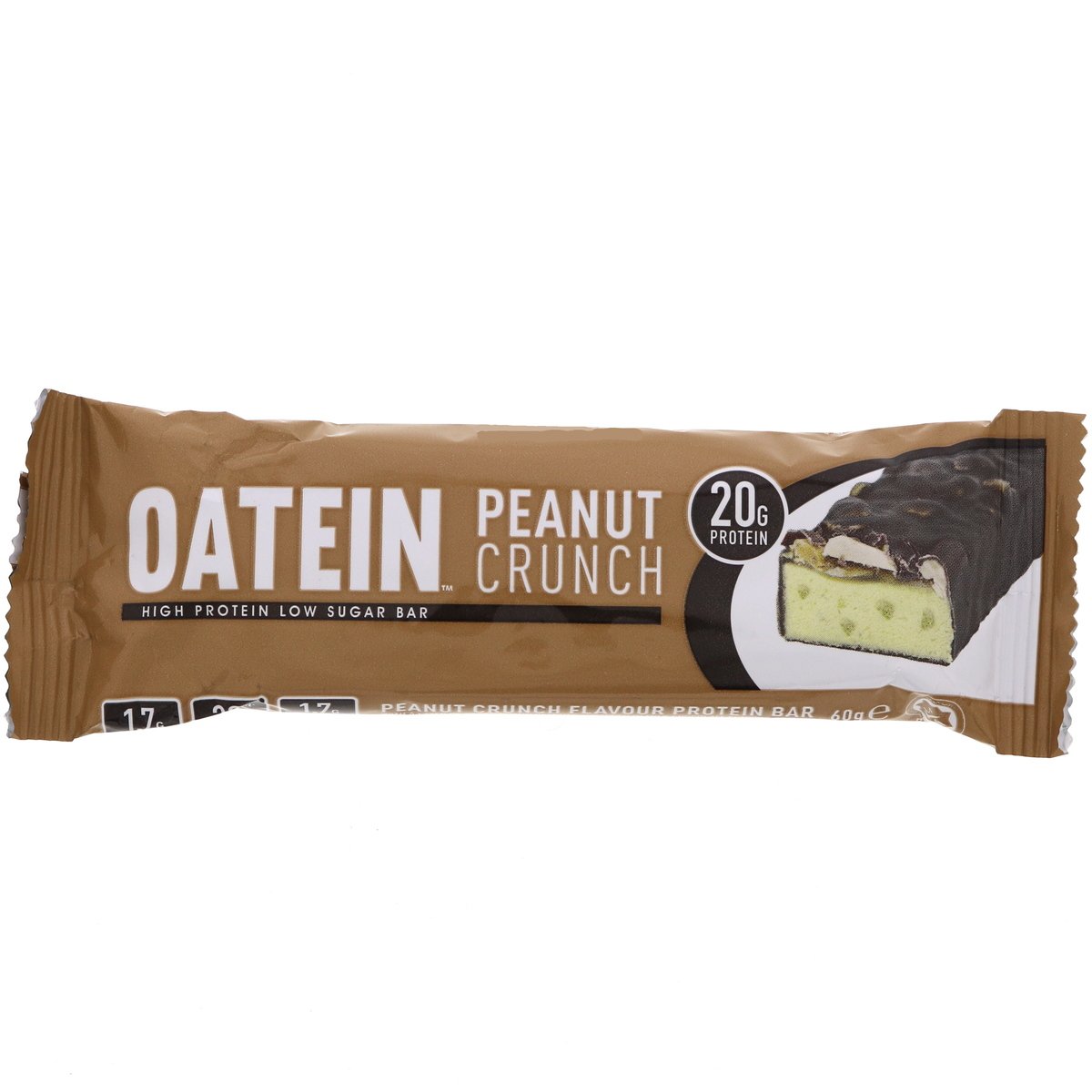 Oatein Peanut Crunch High Protein Bar Low Sugar 60 g