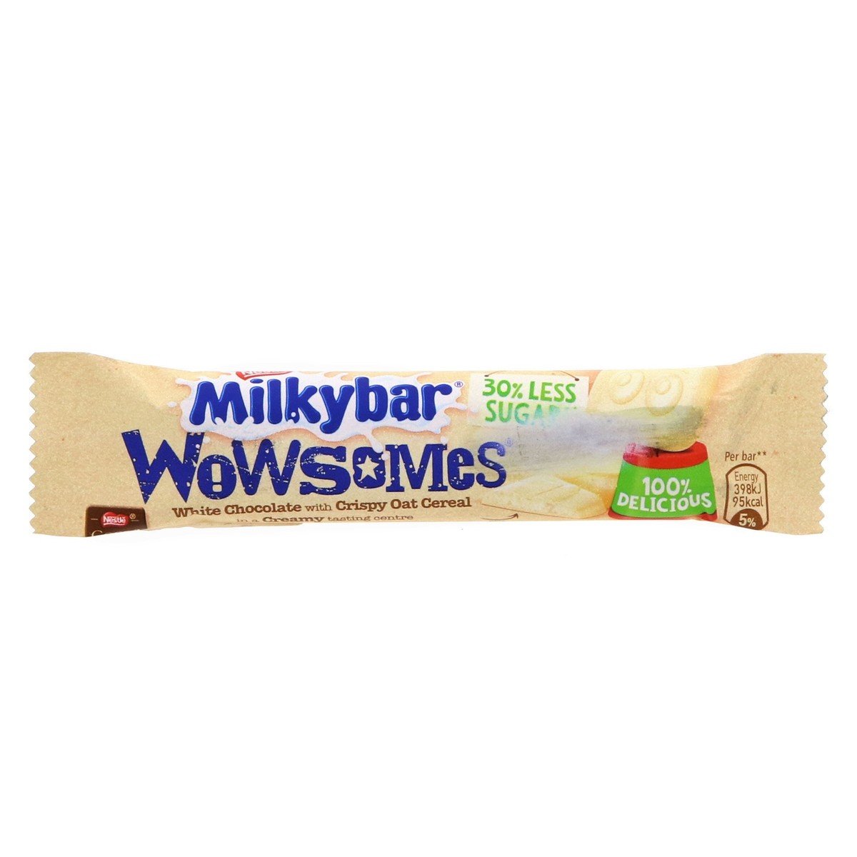 Nestle Milkybar Wowsomes White Chocolate with Crispy Oat Cereal 18 g