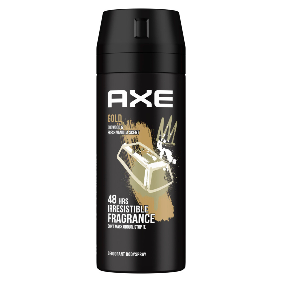 Axe Gold Body Spray for Men Oudwood & Dark Vanilla 150 ml
