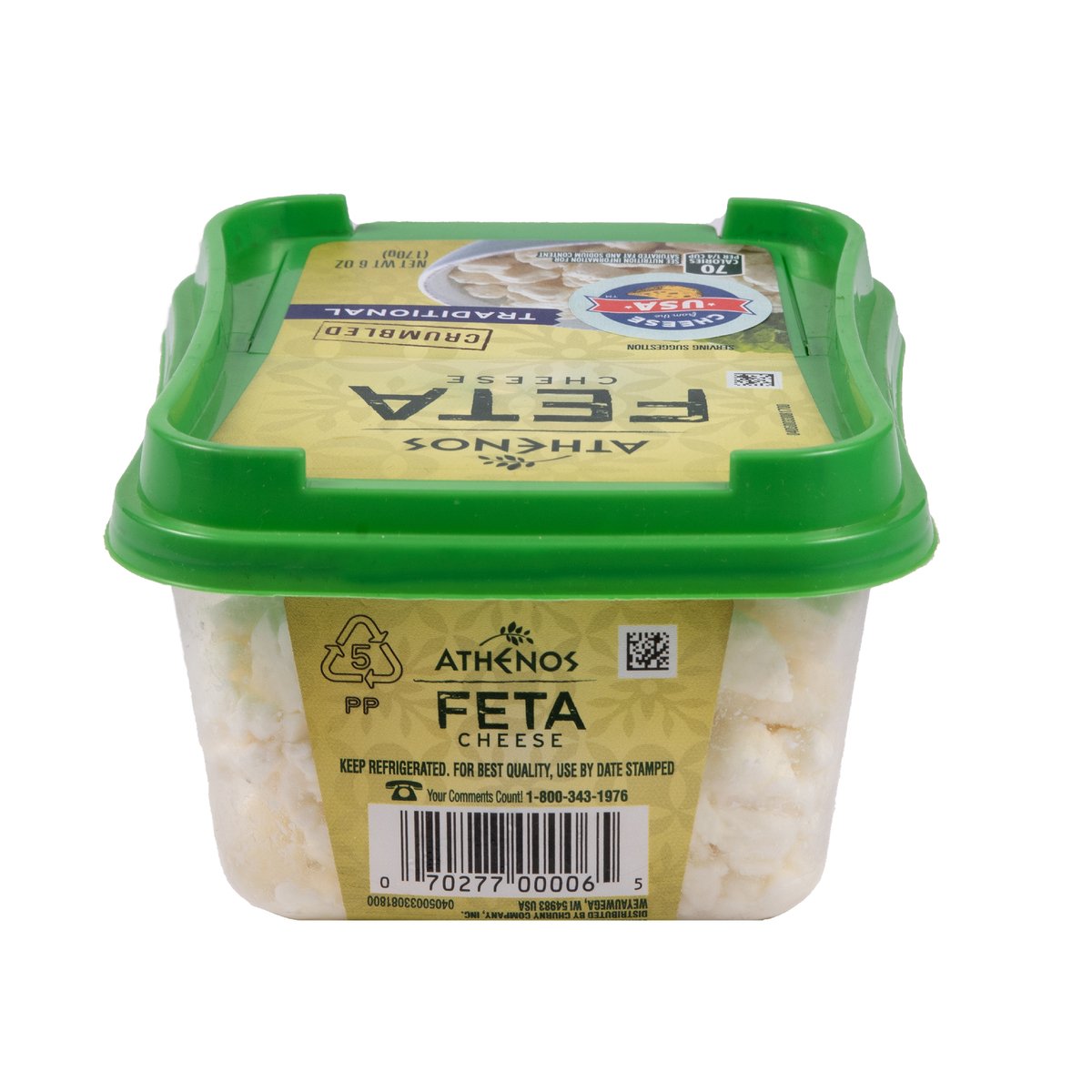 Athenos Crumbled Traditional Feta Cheese 170 g