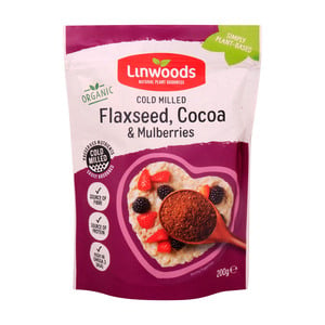 Linwoods Milled Flaxseed, Cocoa & Mulberries 200g