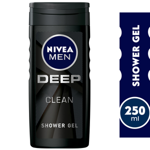 Nivea Men Deep Clean Shower Gel Microfine Clay 250 ml
