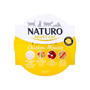 Naturo Chicken Mousse For Adult Cat 85g