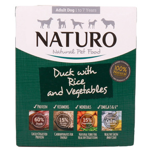 Naturo Adult Dog Food Duck With Rice And Vegetables 400g