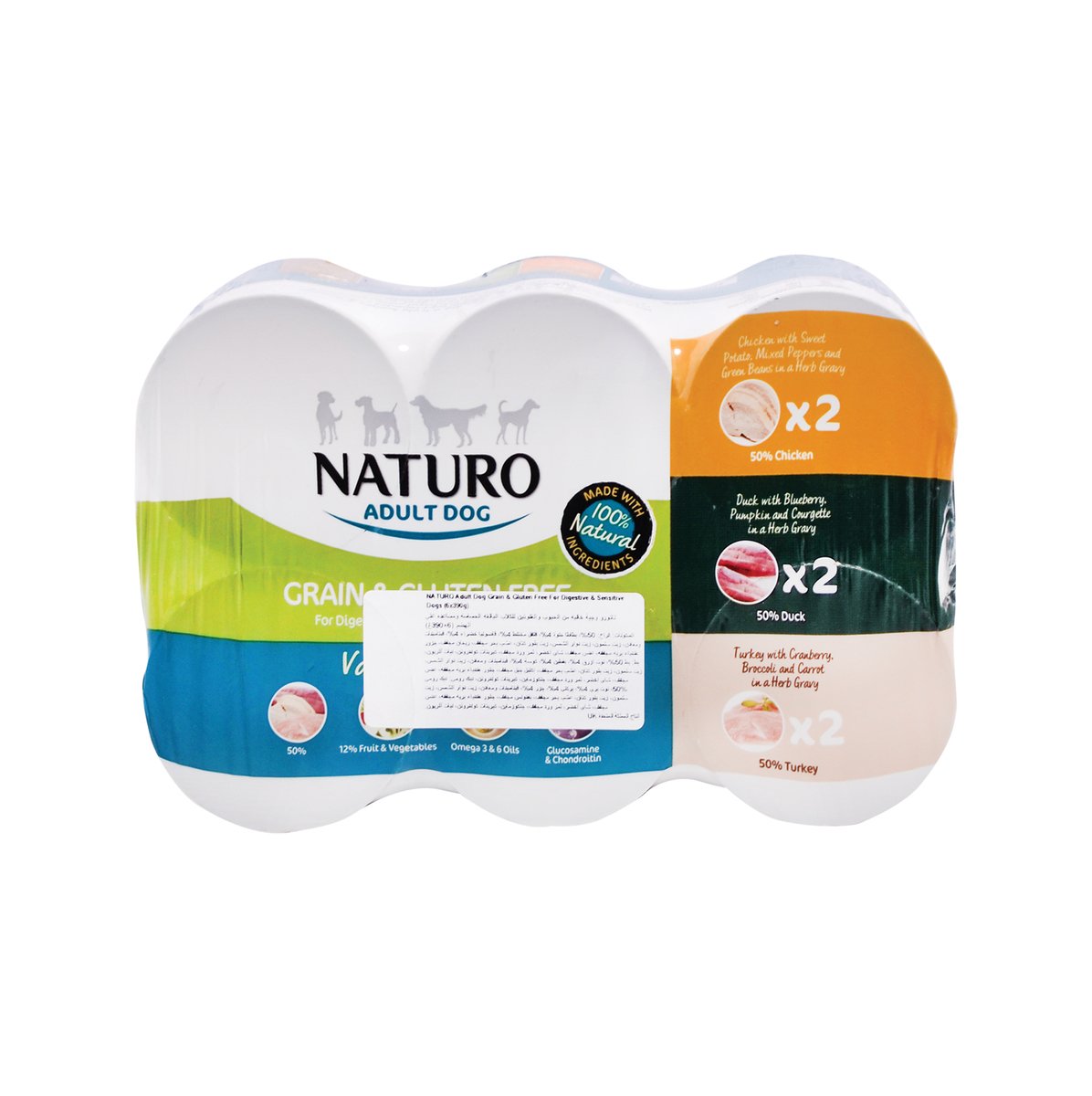 Naturo Adult Dog Grain & Gluten Free 6 x 390 g