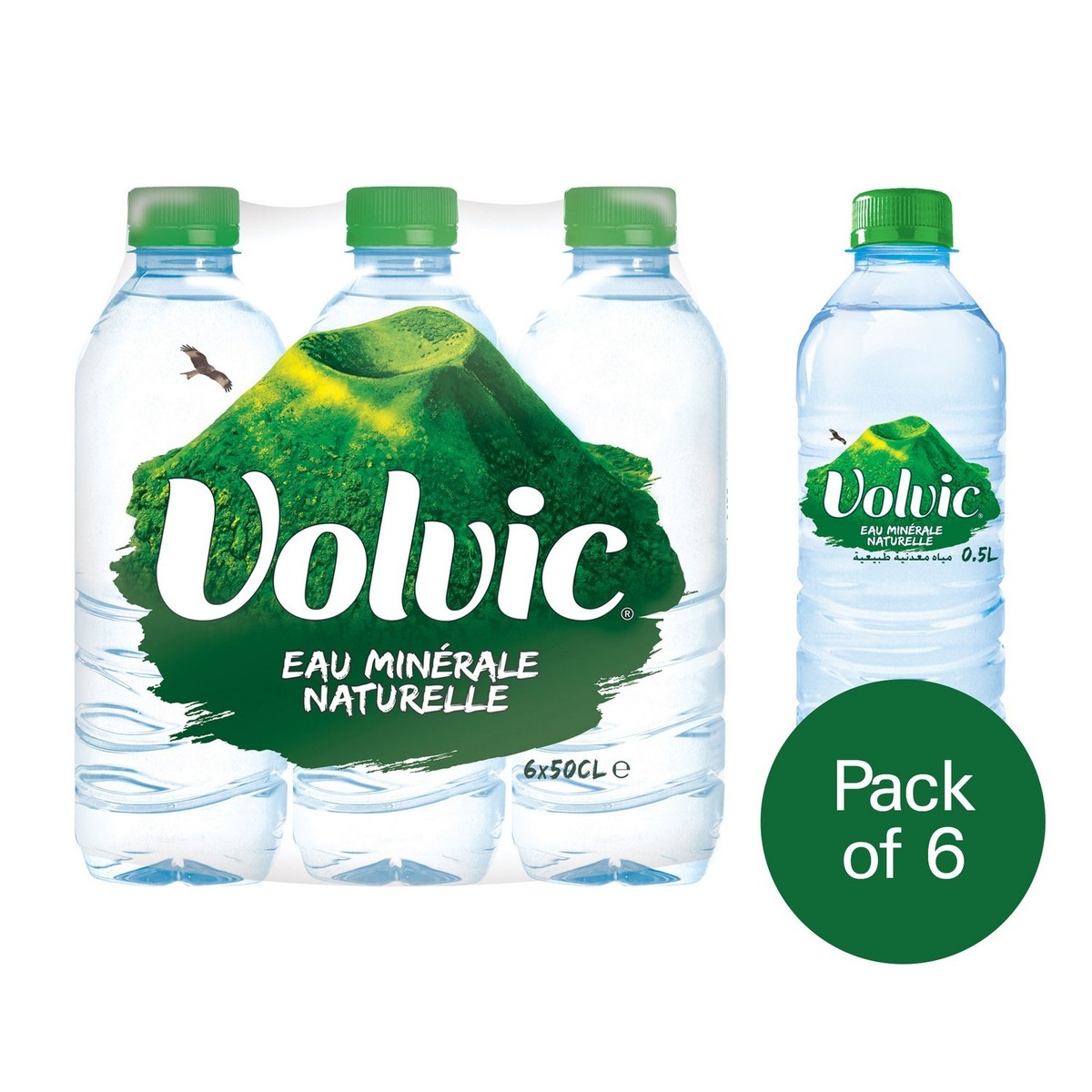 Volvic Natural Mineral Water 500ml is halal suitable