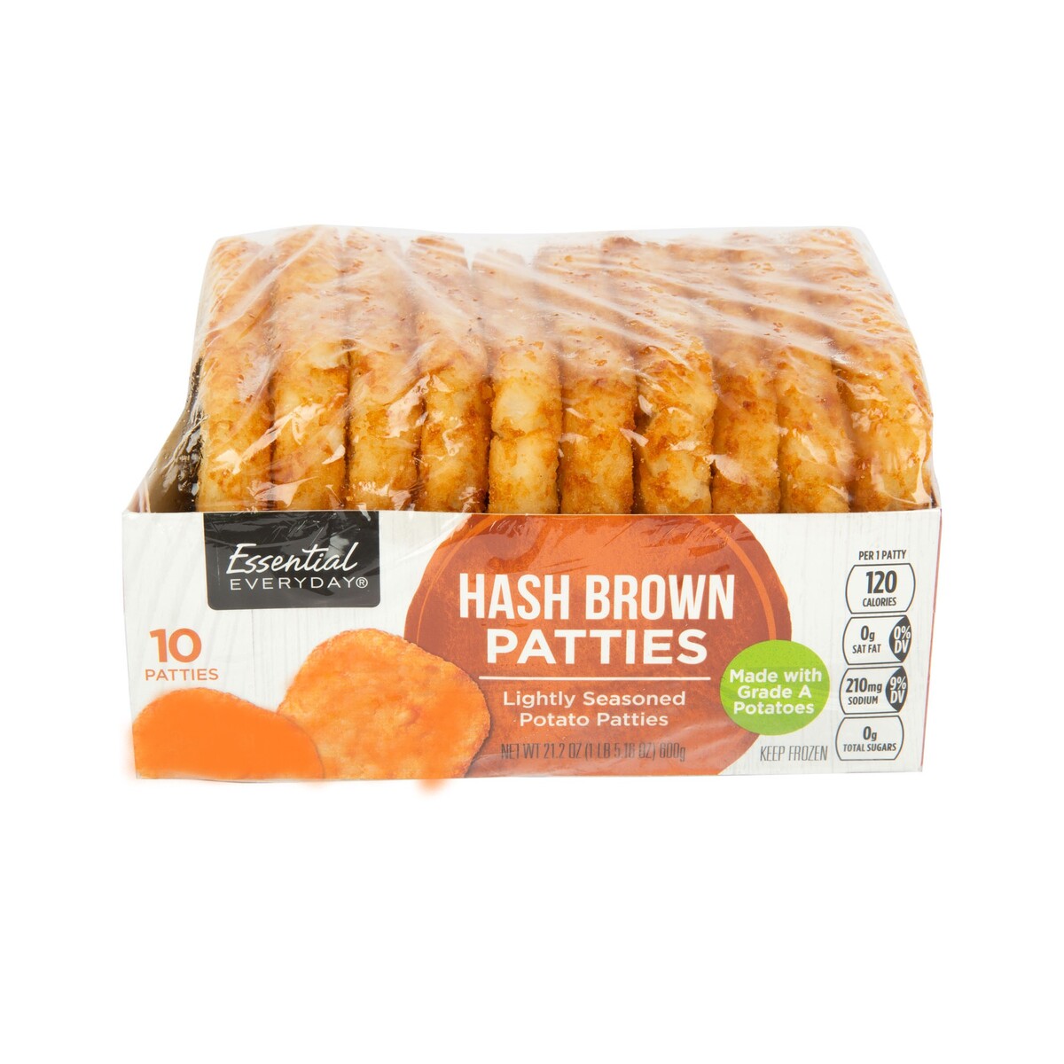 Essential Everyday Hash Brown Patties 10 pcs