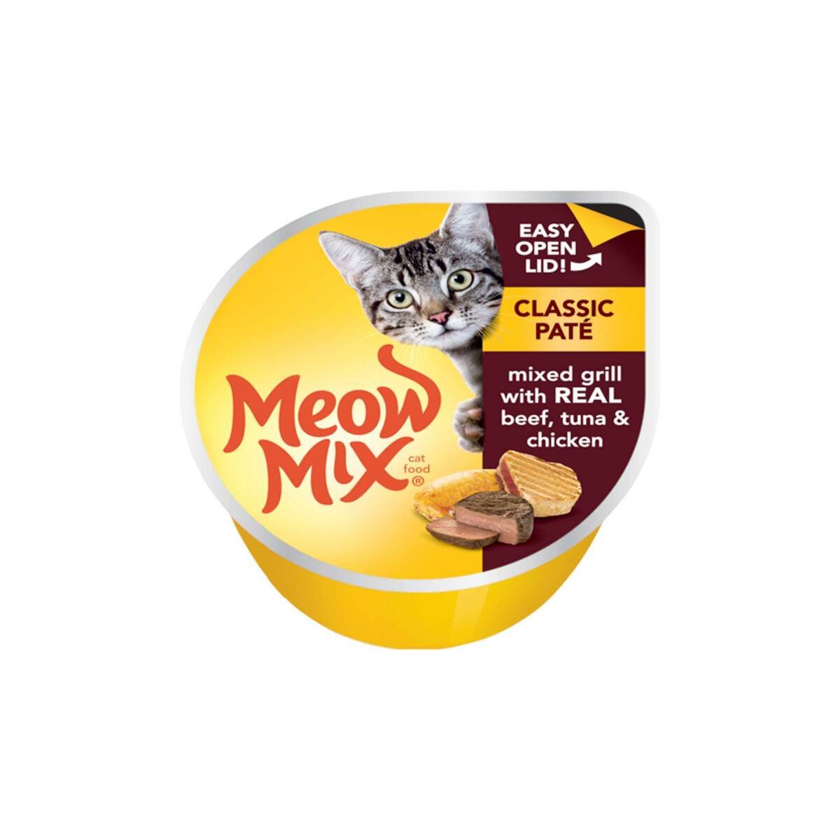 Meow Mix With Beef, Tuna & Chicken 78g