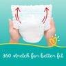 Pampers Baby-Dry Pants Diapers Size 4, 9-14kg With Stretchy Sides for Better Fit 92pcs