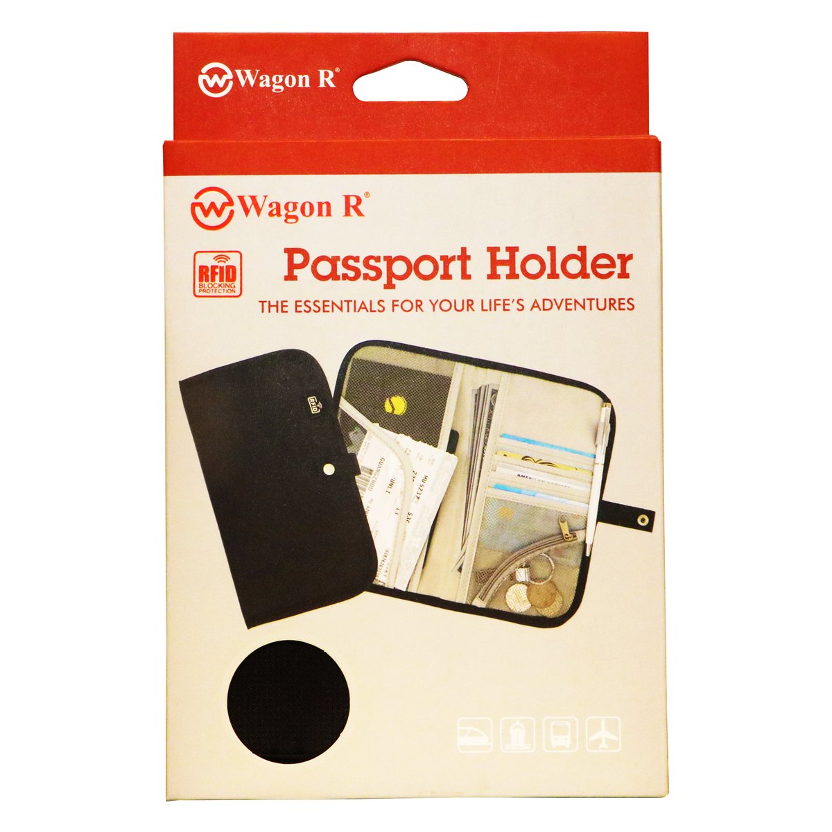 Wagon-R RF-ID Passport Holder SE-125