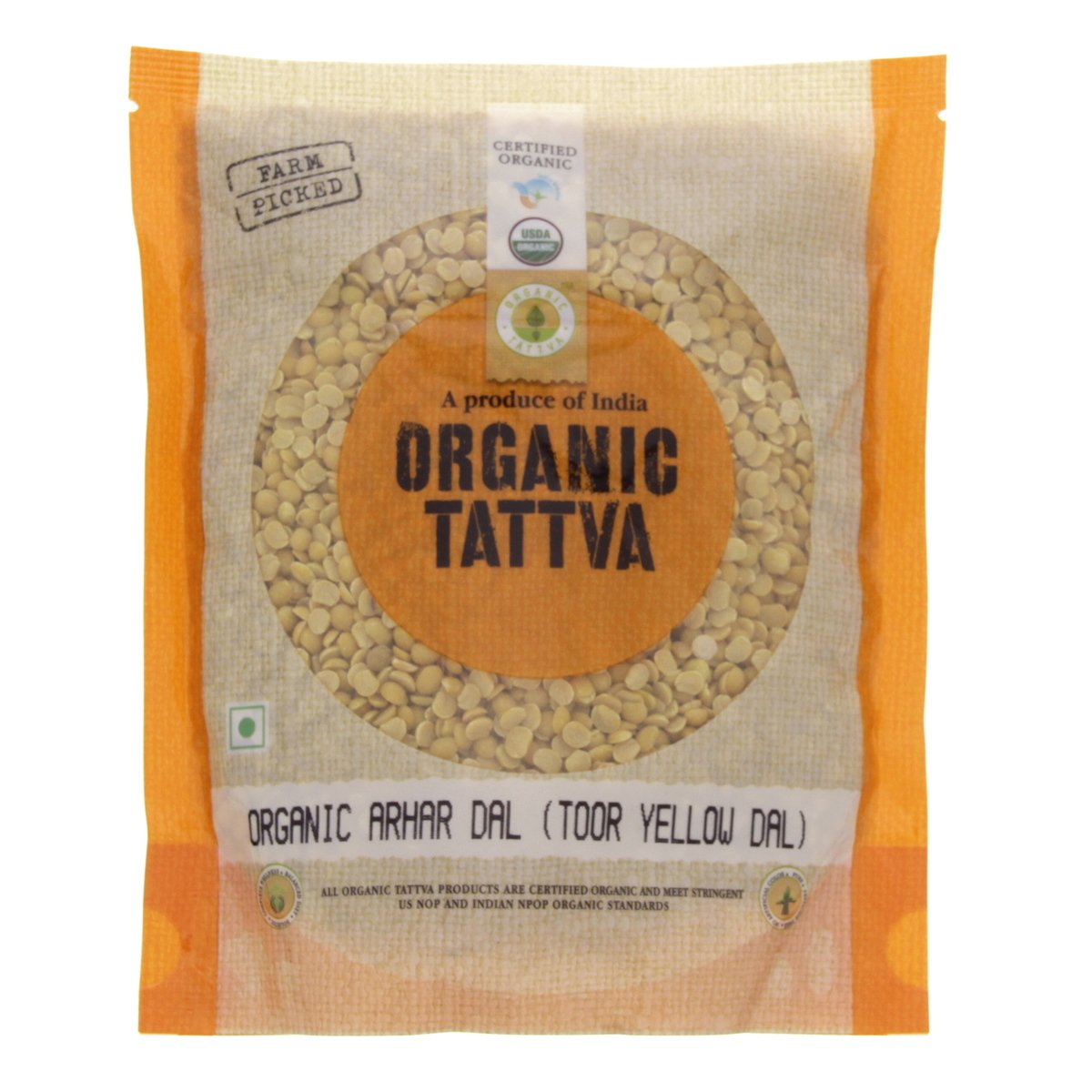 Organic Tattva Organic Arhar Dal 500 g