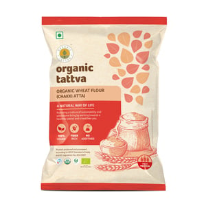 Organic Tattva Organic Whole Wheat Flour (Chakki Atta) 5kg