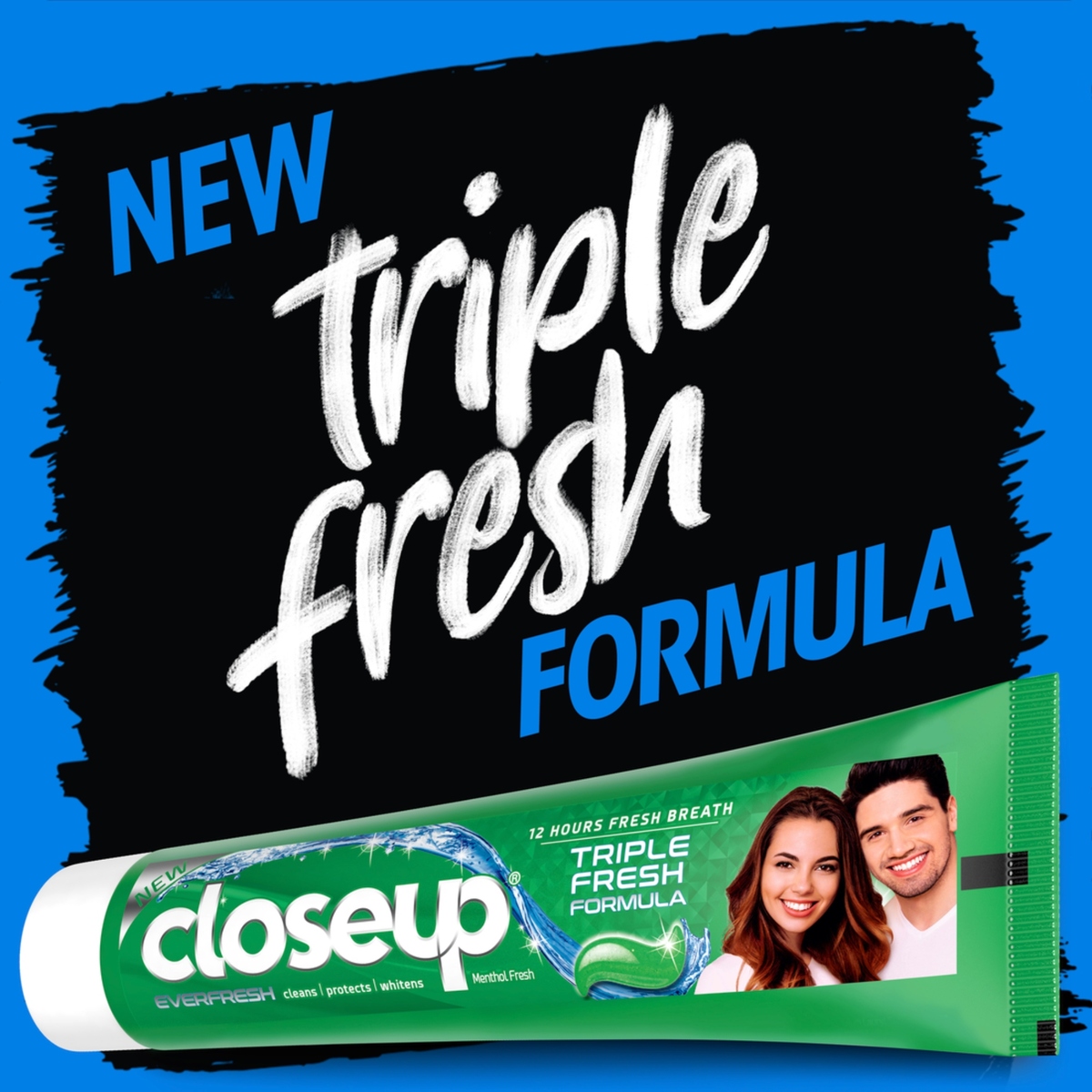 Closeup Ever Fresh Triple Fresh Formula Menthol Fresh Toothpaste Value Pack 2 x 120 g