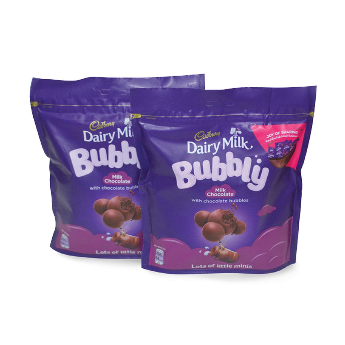 Cadbury Dairy Milk Bubbly 2 x 204 g
