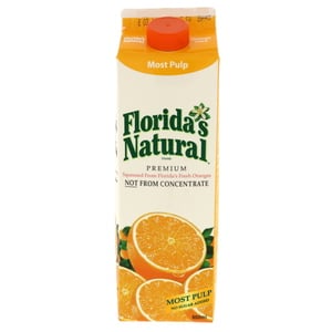 فلوريدا ناتشورال عصير برتقال نقي مع اللب 900 مل