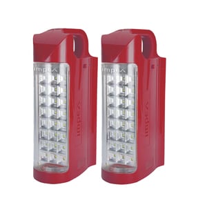 Impex Rechargeable LED Emergency Light 2Pc CB2287