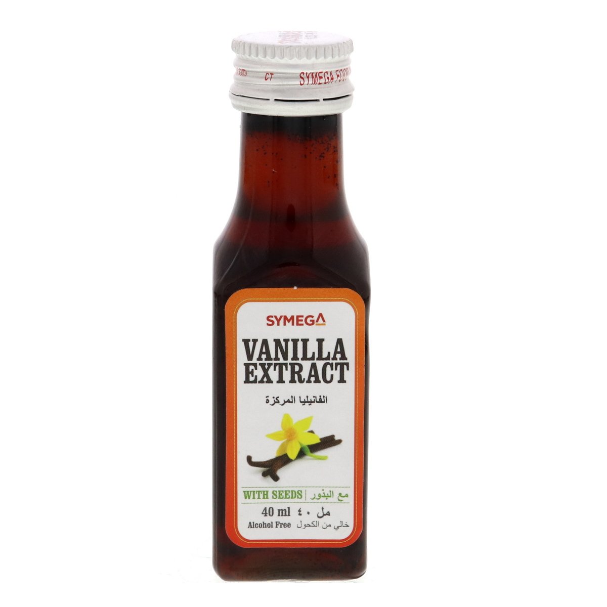 Buy Symega Vanilla Extract With Seeds 40 ml Online at Best Price | Essences & Colouring | Lulu KSA in Saudi Arabia