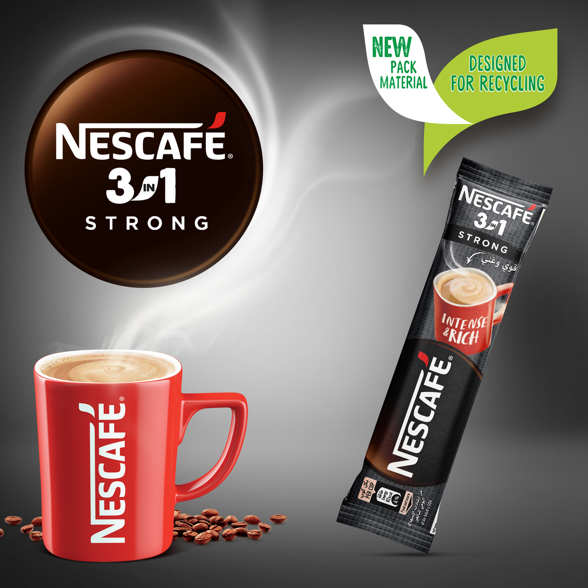 Nescafe 3in1 Strong Coffee Mix 30 x 20g