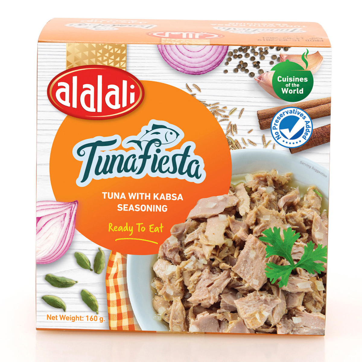 Al Alali Tunafiesta Tuna With Kabsa Seasoning 160 g