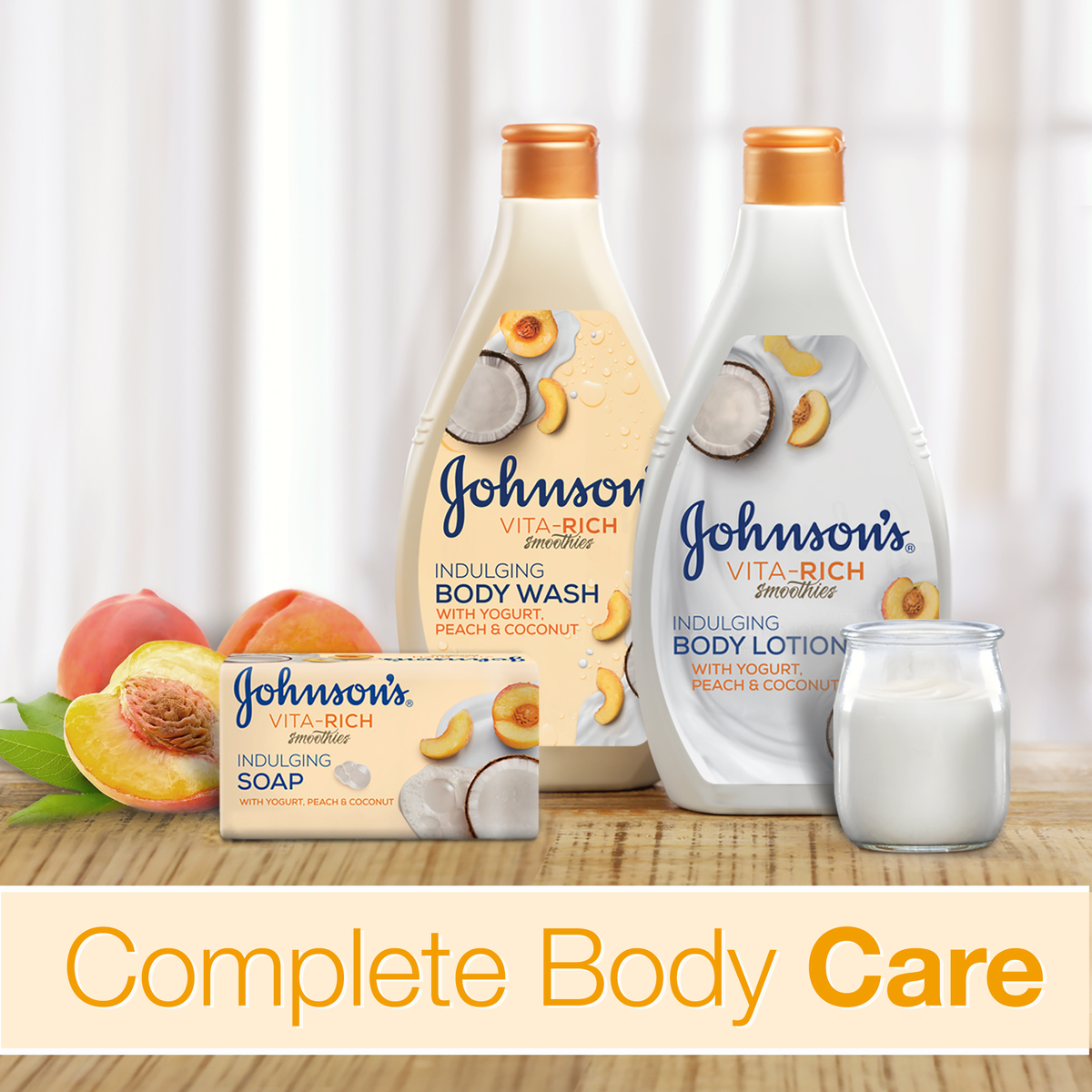 Johnson's Body Soap Vita-Rich Smoothies Indulging 6 x 125 g