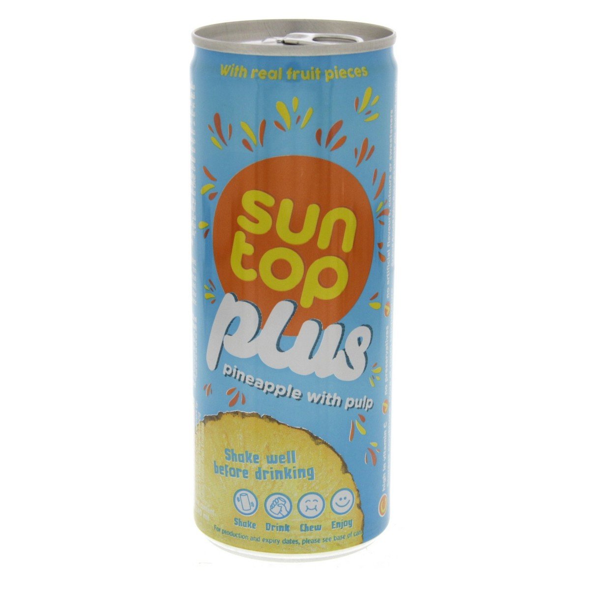 Sun Top Plus Pineapple Juice With Pulp 240 ml