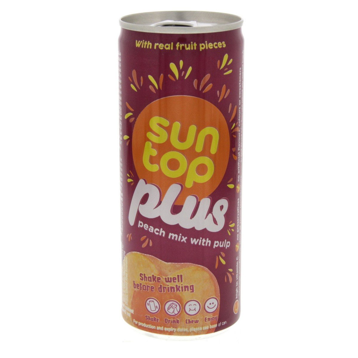 Sun Top Plus Peach Mix Juice With Pulp 240 ml