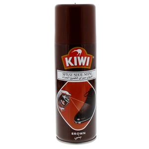 Kiwi Spray Shoe Shine Brown 200 Ml