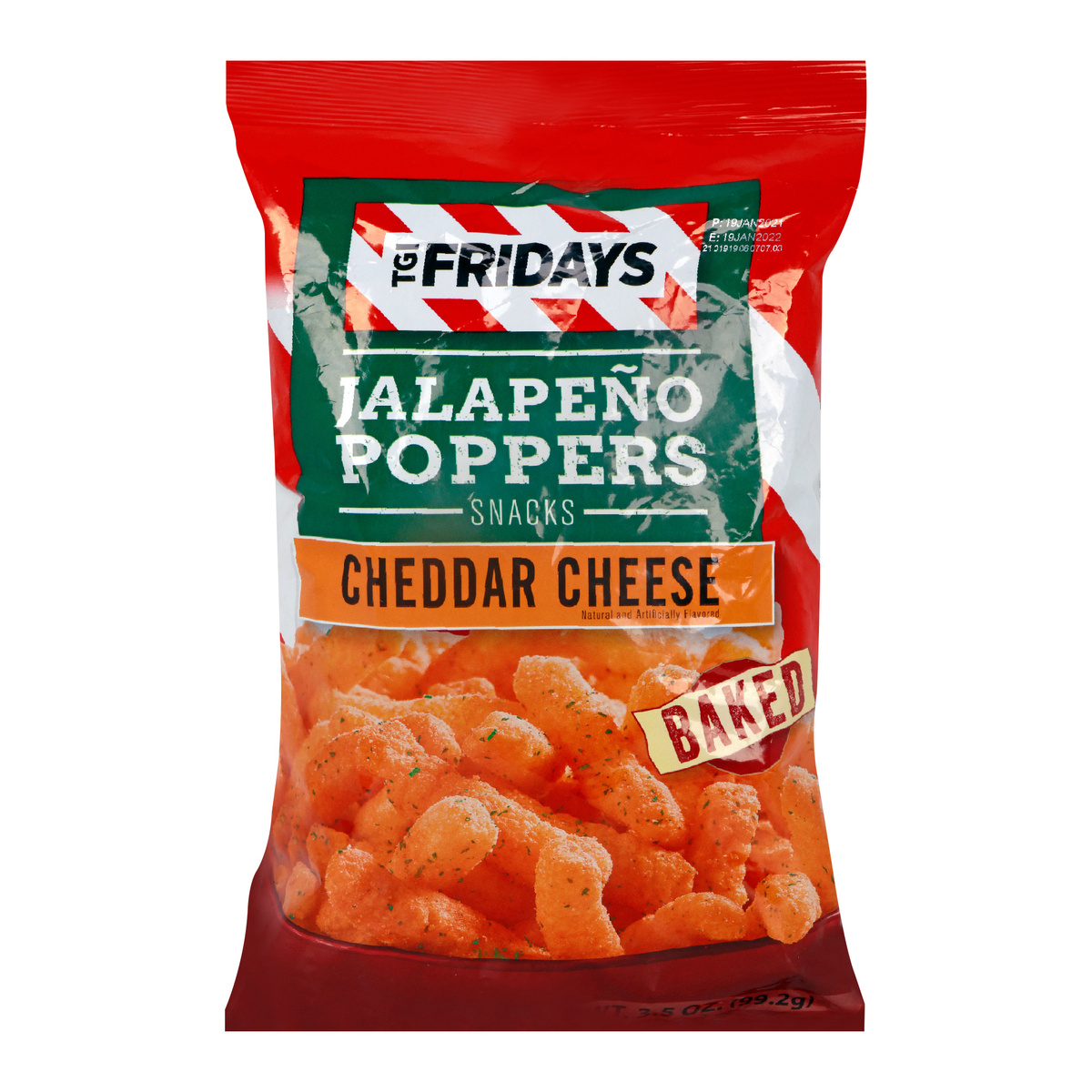 TGI Fridays Jalapeno Poppers Snacks Cheddar Cheese 99.2 g