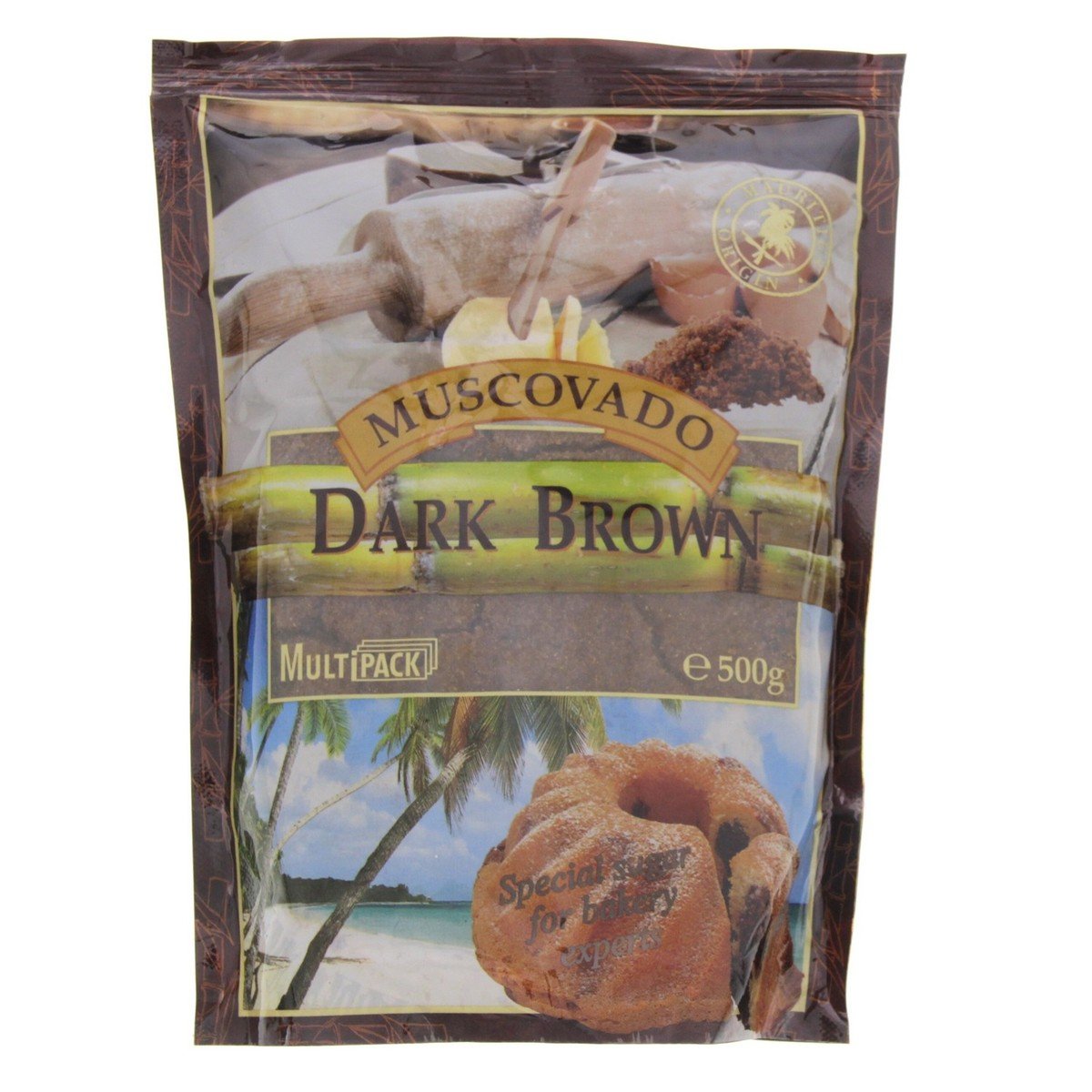 Multipack Moscovado Dark Brown sugar 500 g