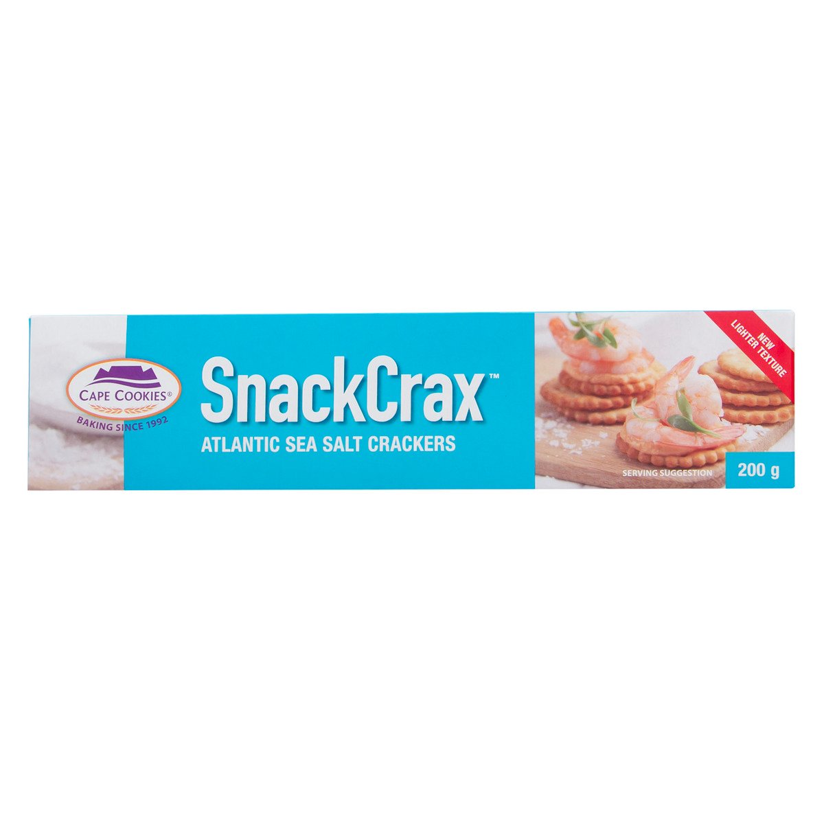 Cape Cookies Snack Crax Atlantic Sea Salt Crackers 200g