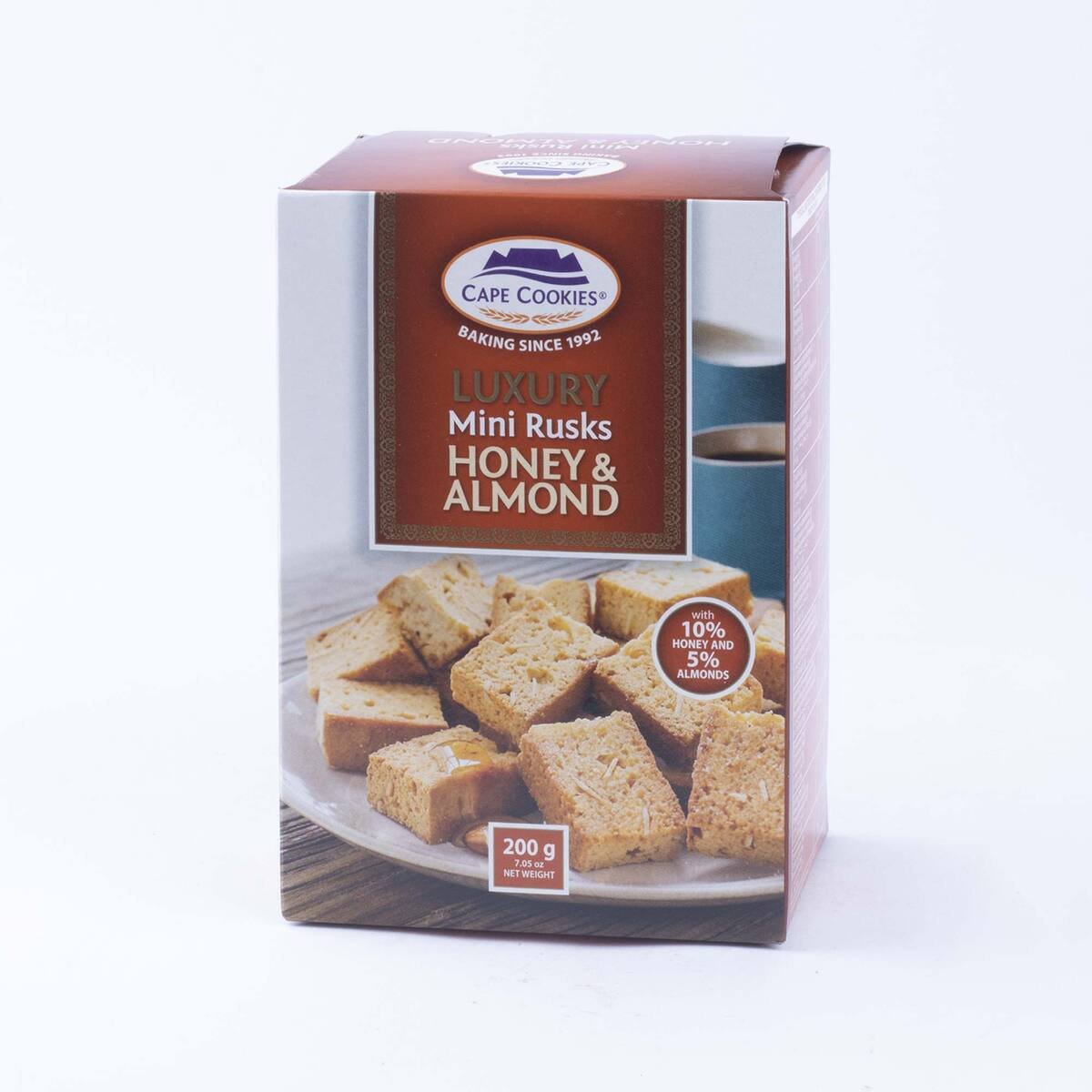 Cape Cookies Mini Rusk Honey& Almond 200 g