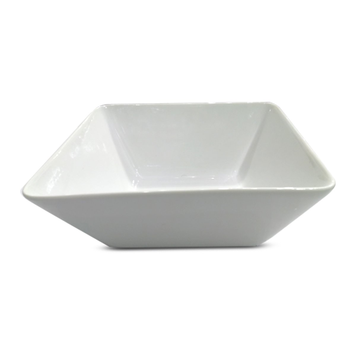 Home Ceramic Bowl Square White 19cm