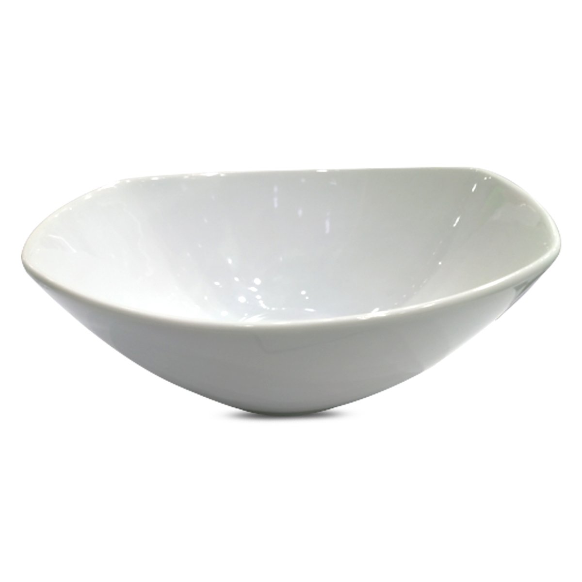 Home Ceramic Deep Bowl White 22cm