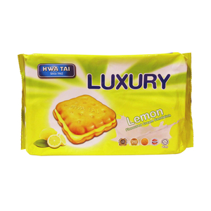 Hwa Tai Luxury Lemon Flavoured Cream Sandwich 200g