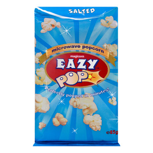 اشتري قم بشراء Eazy Pop Microwave Popcorn Salted, 85 g Online at Best Price من الموقع - من لولو هايبر ماركت Pop Corn في الامارات