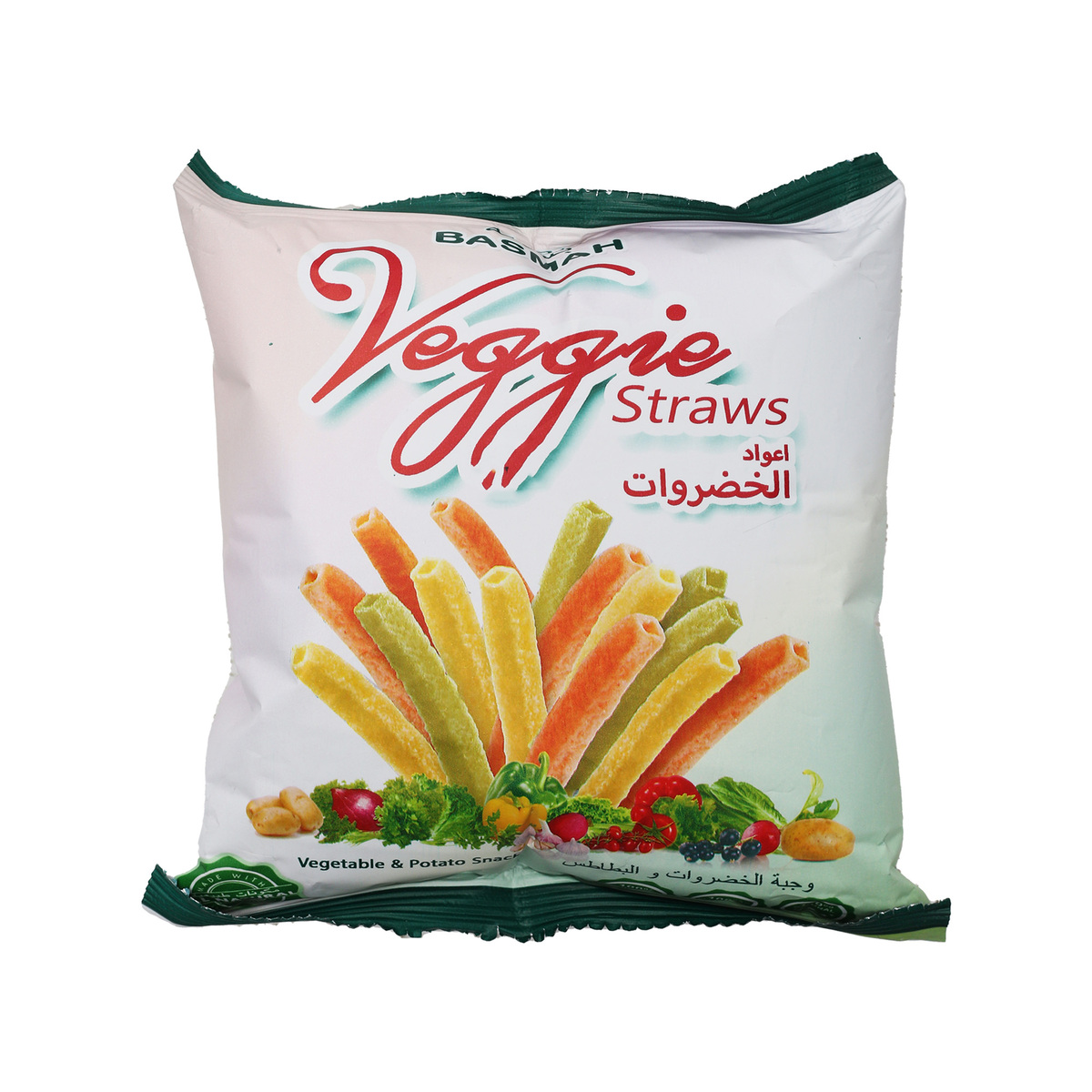 Basmah Veggie Straws 24 x 22g