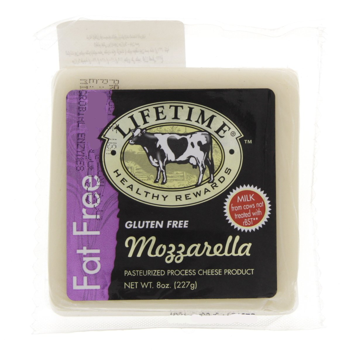 Life Time Fat Free Mozzarella Cheese 227 g