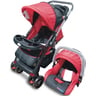 First Step Stroller With CarSeat C18D Red+Black