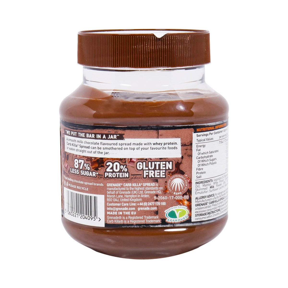 Grenade Carb Killa Protein Spread With Milk Chocolate Flavour 360 g