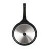 Chefline Die Cast Round Aluminum Grill Pan, 26.8 cm, Black, XGP-7