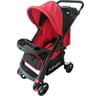 First Step Baby Stroller D55 Black/Red