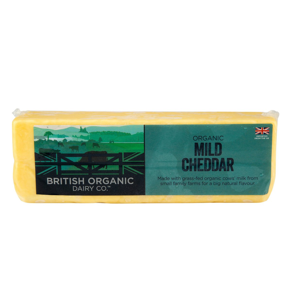British Organic Dairy Co. Organic Mild Cheddar 250 g