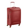 Delsey Chartreuse 4Wheel Soft Trolley 61cm Red