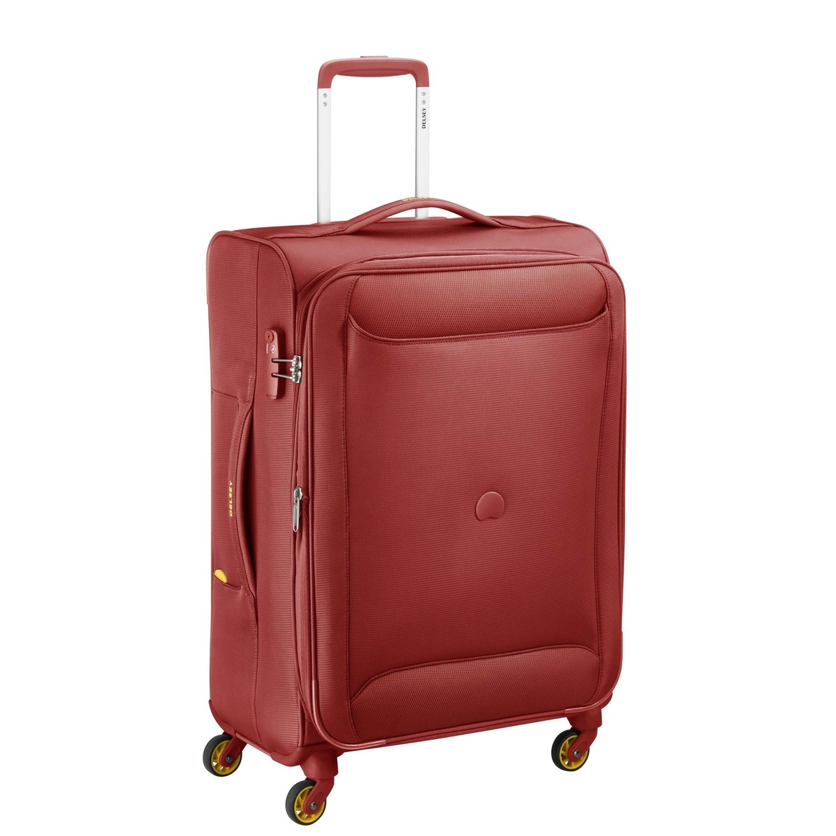 Delsey Chartreuse 4Wheel Soft Trolley 71cm Red