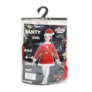 Party Fusion Xmas Girl Costume CH-209 4-6