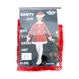 Party Fusion Xmas Girl Costume CH-208 7-9